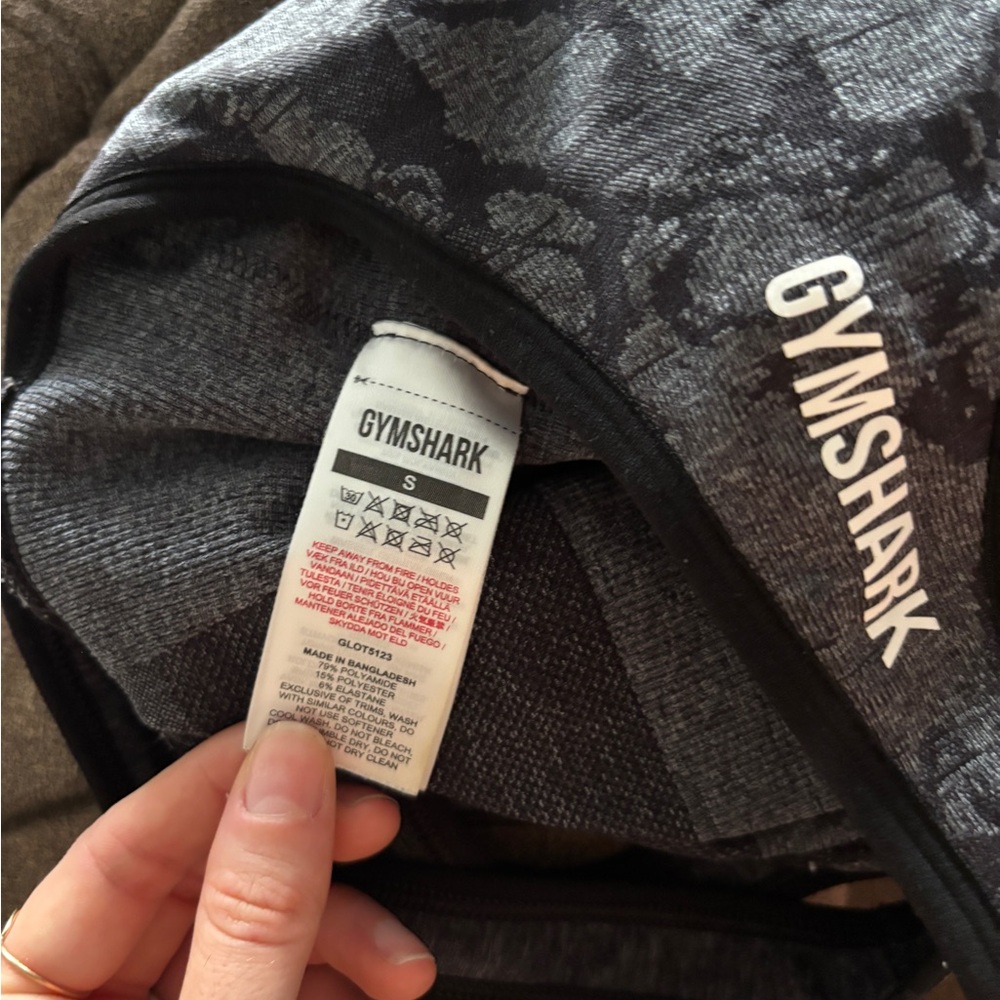 Gymshark Charcoal Floral Bodysuit - Picture 5 of 5
